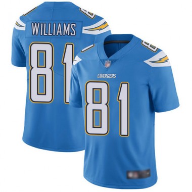 Los Angeles Chargers NFL Football Mike Williams Electric Blue Jersey Youth Limited  #81 Alternate Vapor Untouchable